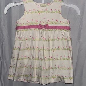 Hartstrings Pink and Green Floral Kids Top